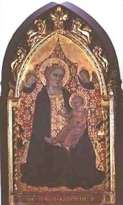 The Madonna of Humility by Giovanni di Bartolomeo Cristiani