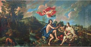 Apollo Suona La Lira A Due Muse