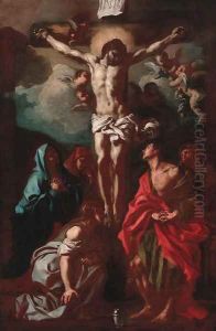 The Crucifixion by Lorenzo De Caro