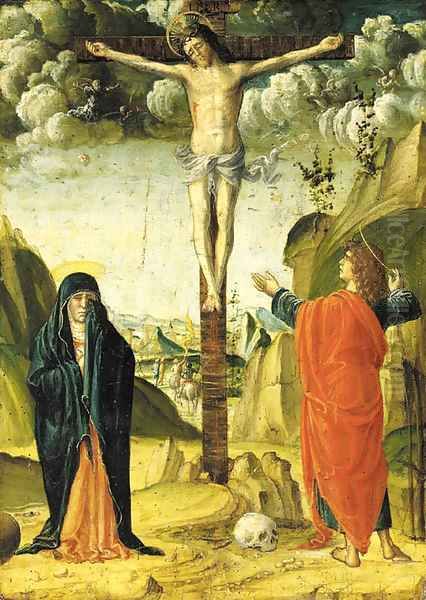 The Crucifixion with the Madonna and Saint John the Evangelist - view 1