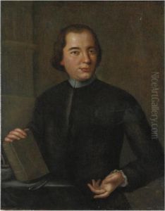 Ritratto Di Ecclesiastico Con Un Libro In Mano by Alessandro Longhi