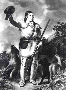 Colonel Davy Crockett by John Gadsby Chapman