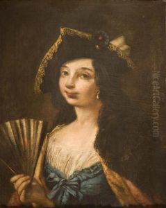 Ritratto Di Gentildonna Con Ventaglio