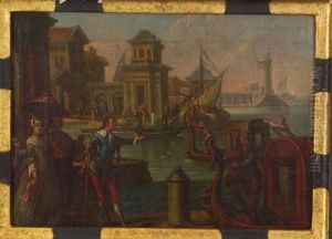 Gentildonna Che Sale Sulla Gondola