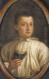Ritratto Di Giovane Con Libro by Alessandro Longhi