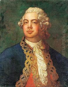 Retrato De Caballero Con Peluca Blanca, Busto