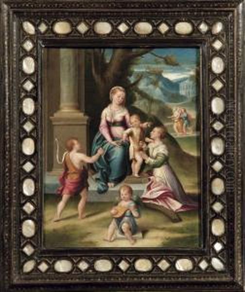 Madonna Bimbo San Giovannino E Santa Caterina - view 1