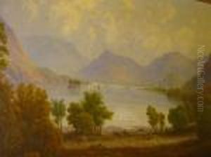 Windermere From Low Wood And The Upperreach Ullswater by William Taylor Longmire