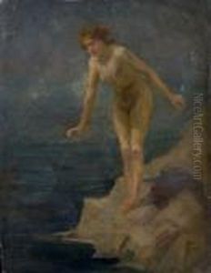 Nudo Di Donna Al Mare by Francesco Longo Mancini