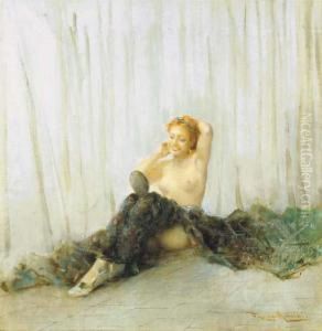 Odalisca by Francesco Longo Mancini