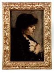Profilo Femminile - 1881/82 by Emilio Longoni