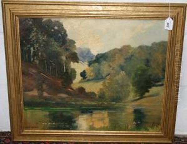 Lake View With Trees - view 1
