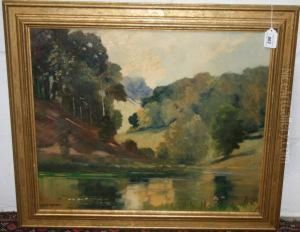 Lake View With Trees