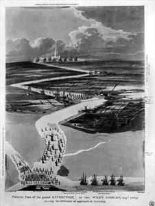 Pictural Plan of the Grand Expedition in the West Scheldt by Captain Cockburn