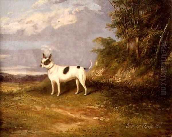 A terrier in a landscape - view 1