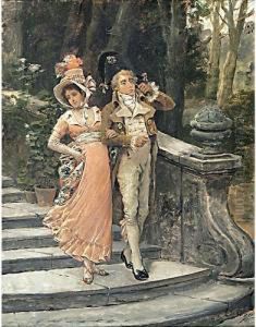 Eleganti A Passeggio Eleganti A Passeggio