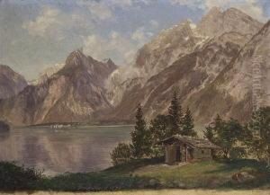 Blick Auf Den Konigssee Mit St.
 Bartholoma.