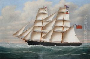 A Brig by John Frederick Loos
