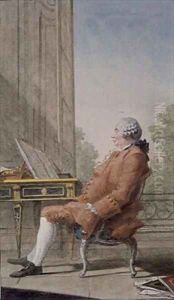 David Hume 1711-76 by Louis Carrogis