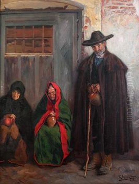 "campesinos A La Espera, Avila". - view 1