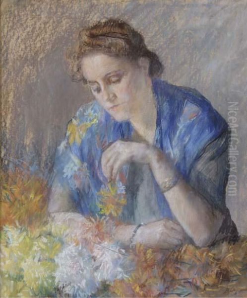 Arranging Flowers - view 1