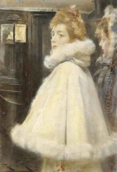 Lady with a Fur Coat (Joven con capa) - view 1