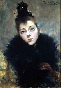 Portrait of a Woman by Roman Ribera Cirera
