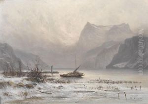 Lac Des Quatres Cantons Et L'urirotstock by Gabriel Loppe