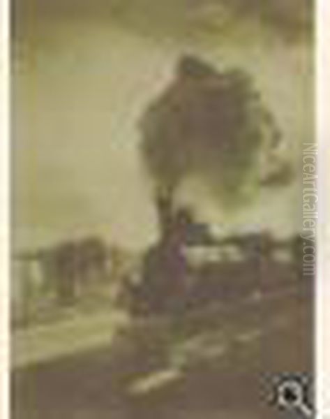Locomotive Et Sa Fumee, 1887. - view 1