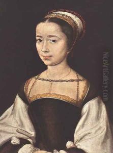 Portrait of a Woman 1530-40 by Corneille De Lyon
