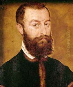 Portrait of a Man with a Beard or Portrait of a Man with Brown Hair by Corneille De Lyon