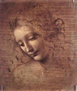 Female head (The Lady of the Dishevelled Hair) (or La Scapigliata)