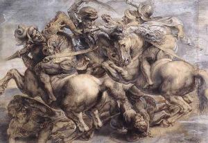The Battle of Anghiari (detail) 1503-05