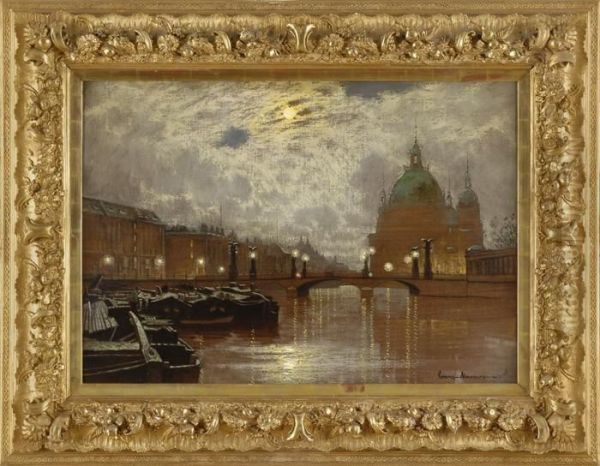 Ansicht Der Berliner Friedrichsbrucke Und Dom. - view 1
