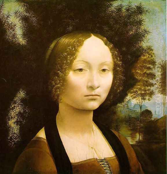 Portrait of Ginevra de' Benci 1474-46 - view 1