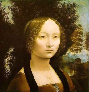 Portrait of Ginevra de' Benci 1474-46