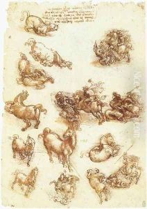 Study sheet with horses