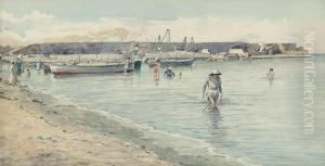 Swimmers On The Neapolitan Coast