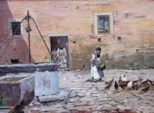 Monaci In Cortile