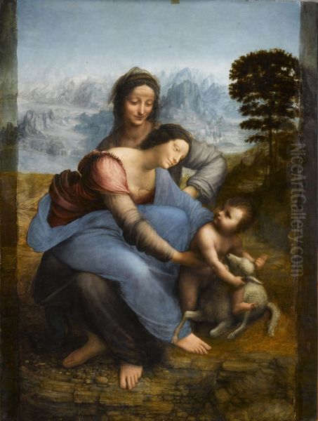 The Virgin and Child with St Anne c. 1510 - view 1