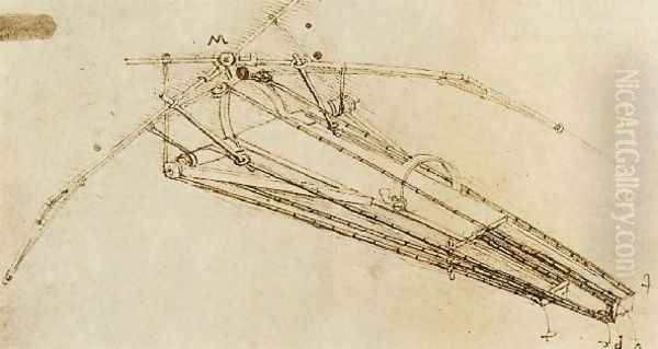 Drawing Of A Flying Machine - view 1