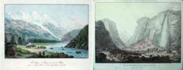 La Vallee De Lauterbrounnen, La Chute De Staubbach - view 1