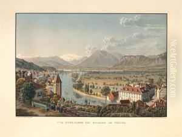 Vue D'une Partie Des Environs De Thoune - view 1