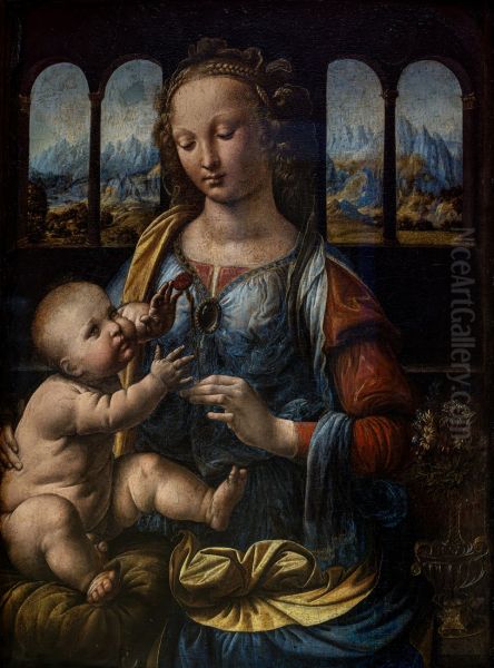 The Madonna of the Carnation 1478-80 - view 1