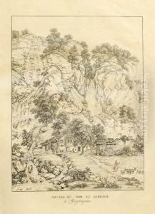 Simon Daniel Lafond And Karl Ludwig Zehender. Recueil De Paysages Suisses by Gabriel I Lory
