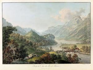 "sortie De L'aar Du Lac De Brienz". by Gabriel I Lory