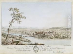 Vue De La Ville D'arau. by Gabriel I Lory