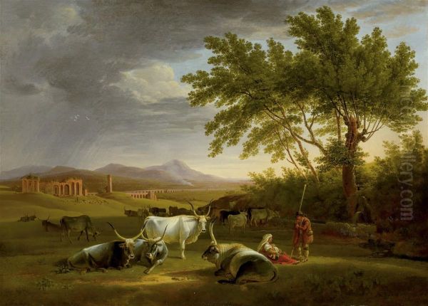 Landschaft Mit Hirtenidylle Vor Den Toren Roms - view 1