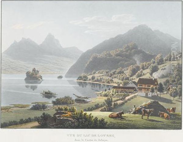 Vue Du Lac De Lowerz,/dans Le Canton De Schwyz - view 1