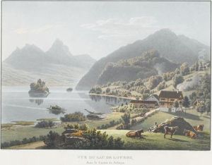 Vue Du Lac De Lowerz,/dans Le Canton De Schwyz